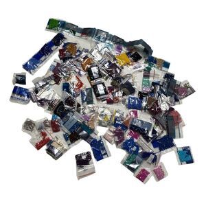 Large Lot of Resin Flatback Rhinestones Over 200 Packages